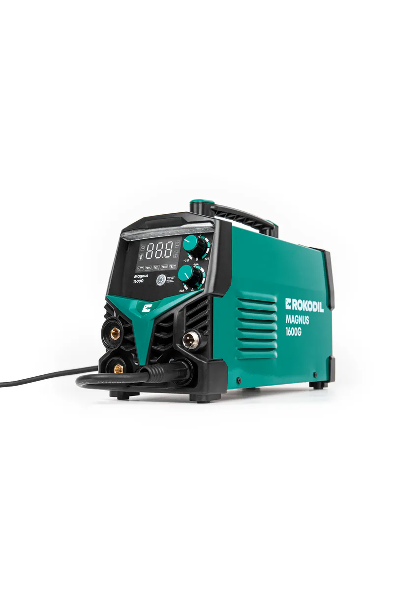 Сварочный полуавтомат Rokodil Magnus 1600G, с газом и без газа, 20-160 А