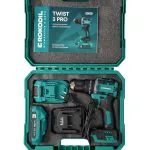 Профессиональная ударная дрель-шуруповерт Rokodil Twist 3 Pro, 21 В, 80 Нм, 2 АКБ