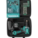 Бесщеточная аккумуляторная дрель-шуруповерт Rokodil Twist 3 Air, 60 Нм, 2 АКБ